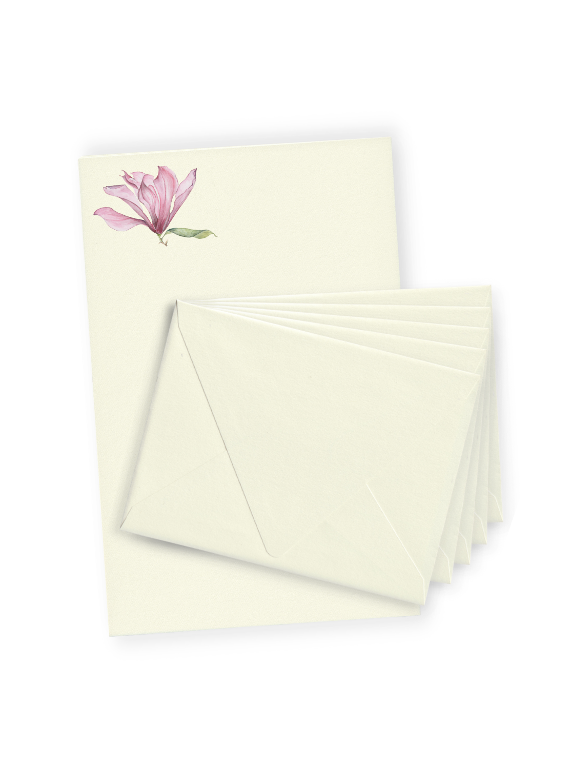 Pink Magnolia Letter Paper Bundle