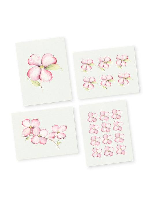 Pink Dogwood Greeting Card Bundle