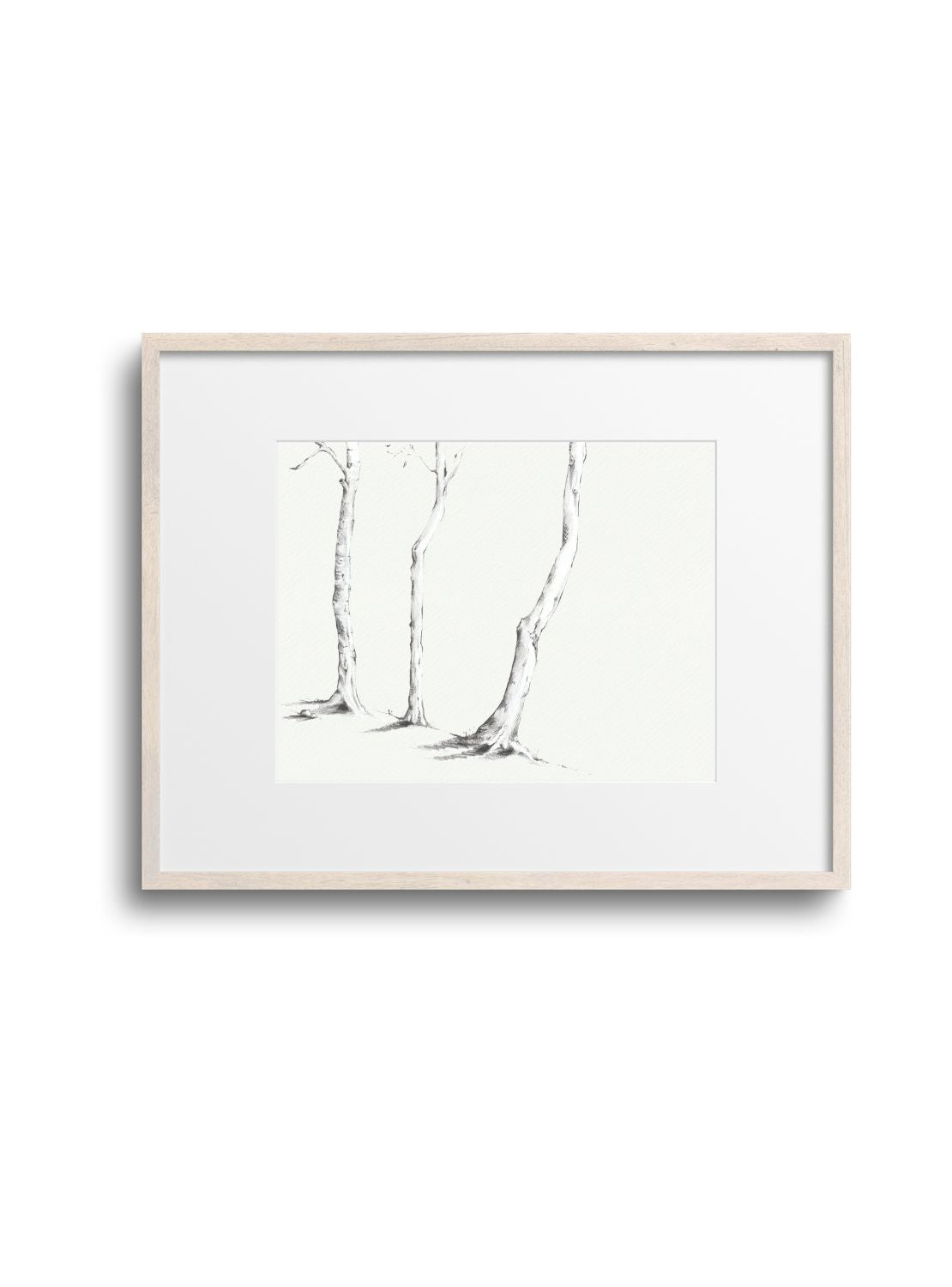 Graphite Tree No.2 Giclee Print