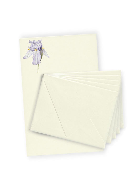 Purple Iris Letter Paper Bundle